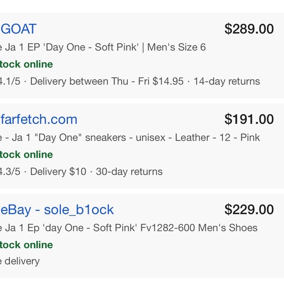 Nike men’s Pink and Blue Athletic Shoes NBA star Ja Morant size 5.5 - Picture 5 of 6